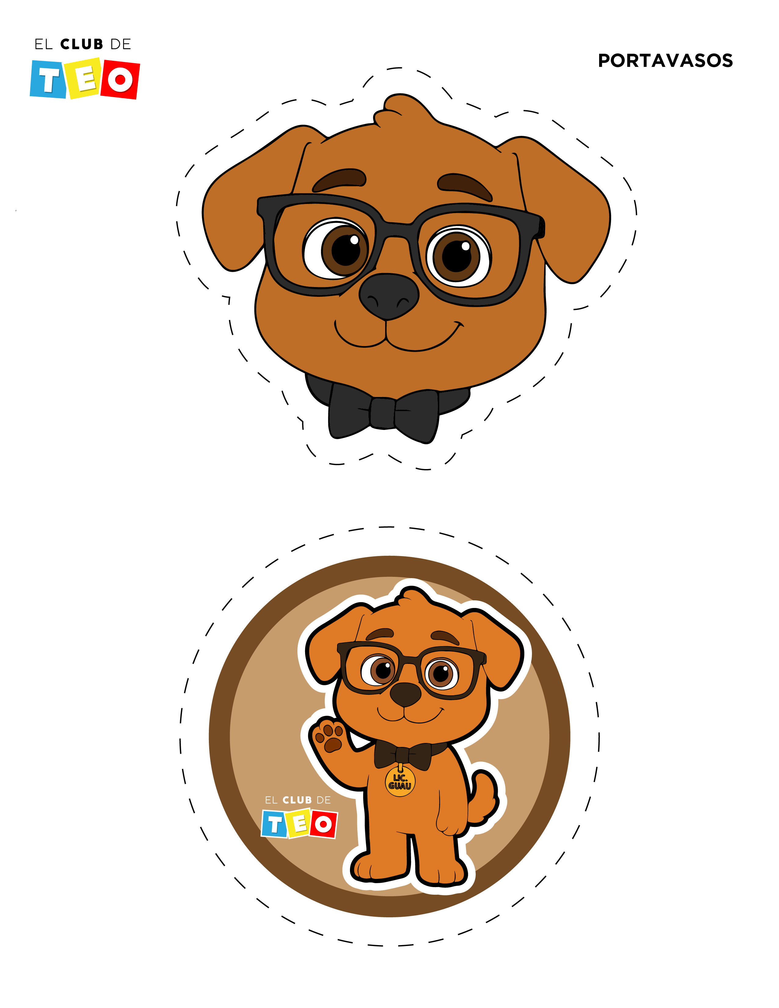 PORTAVASOS LIC. GUAU